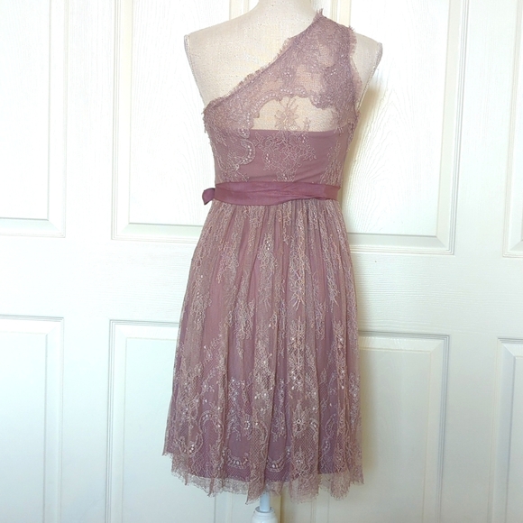 Anthropologie Va et Vien Ariel Lace On shoulder Dress - Picture 7 of 12